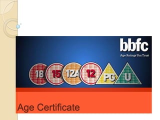 Age Certificate
 