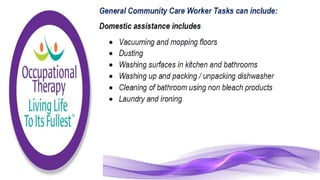 Community Care Worker part 1