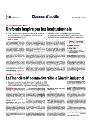 Article Girardin Industriel Financière Magenta par Thierry Rivier - Agefi actifs