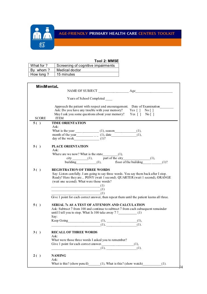 Age Friendly Primary Health Care Centretoolkit