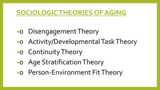Theories of Ageing | PPTX