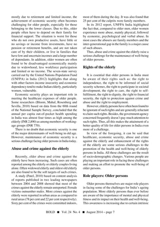 Ageing in India: Concerns and Challenges | PDF