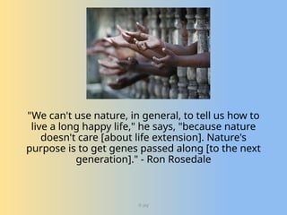 Ron Rosedale Comprehensive Overview of the Physiology and Mechanisms of Ageing in ...