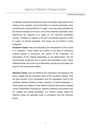 Ageing of Medium Voltage Cables | PDF