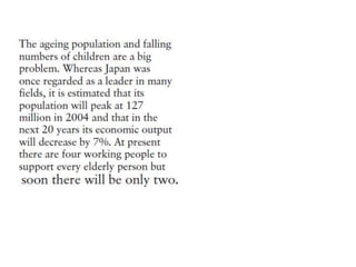Ageing population 2019