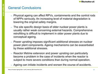 Risks of Nuclear Ageing | PDF