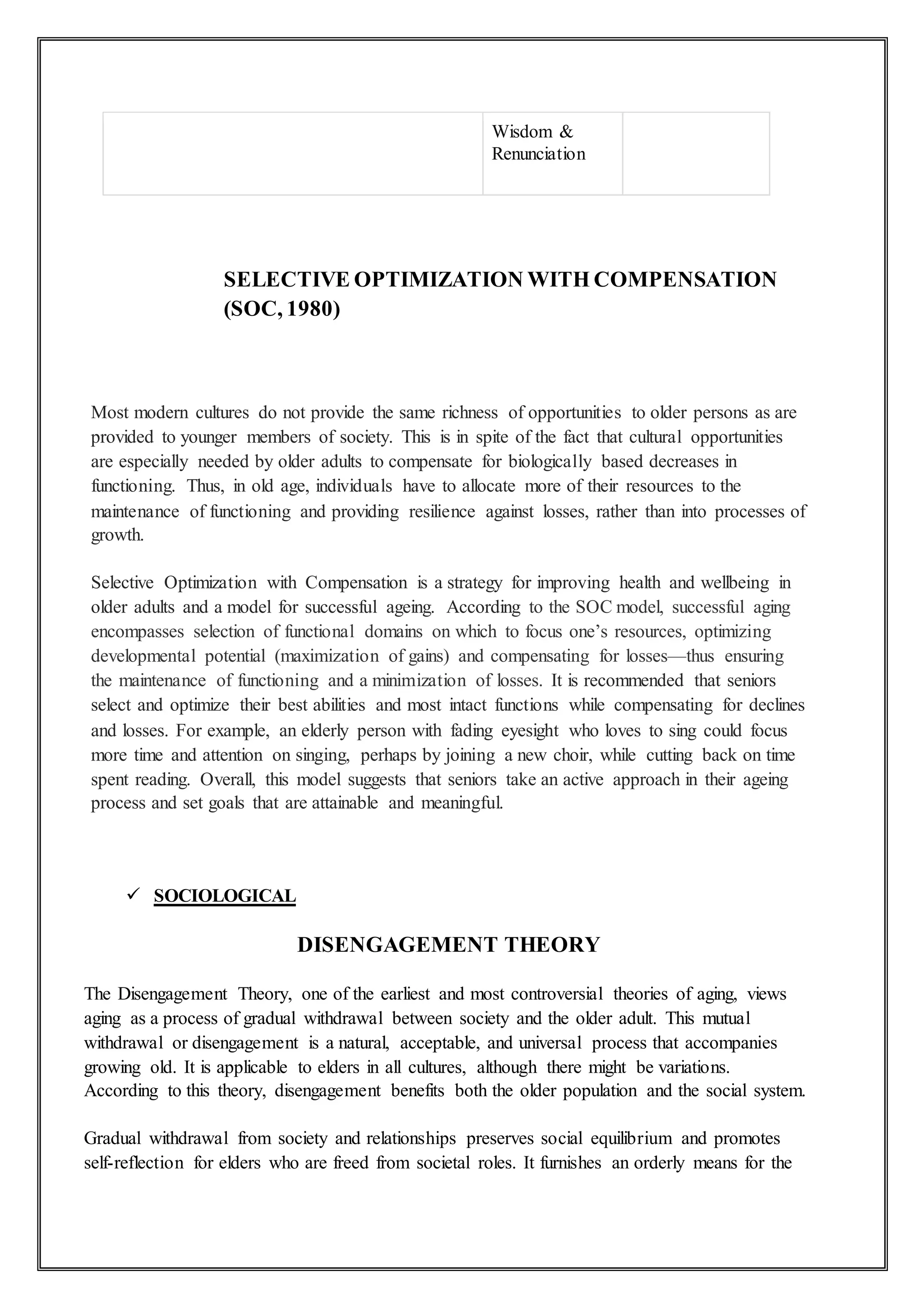 Ageing, theories of aging,history and physical examination | DOCX