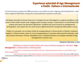 Age Management Case Study | PPT