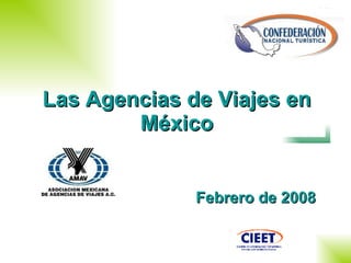 Las Agencias de Viajes en México Febrero de 2008 