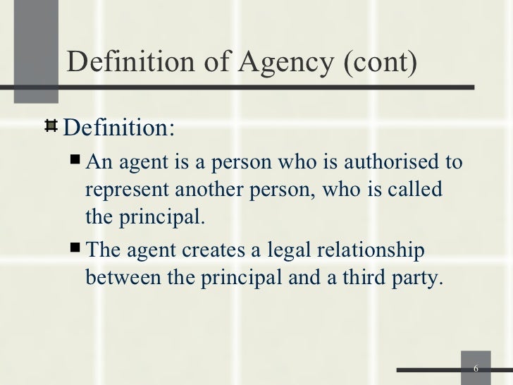 Agency
