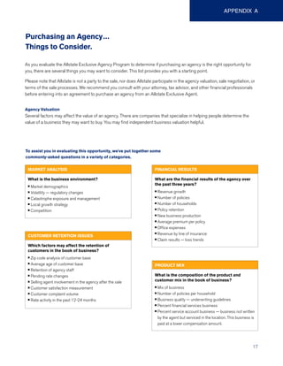 Agency Purchase Mini Brochure Allstate Ea Op