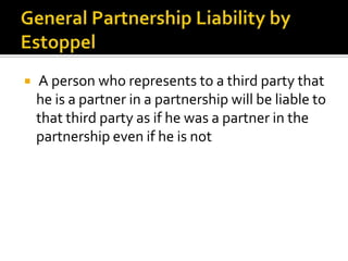 No secret profitsEND OF AGENCY LAWNEXT:  GENERAL PARTNERSHIP,LLP &  RLLC LAW