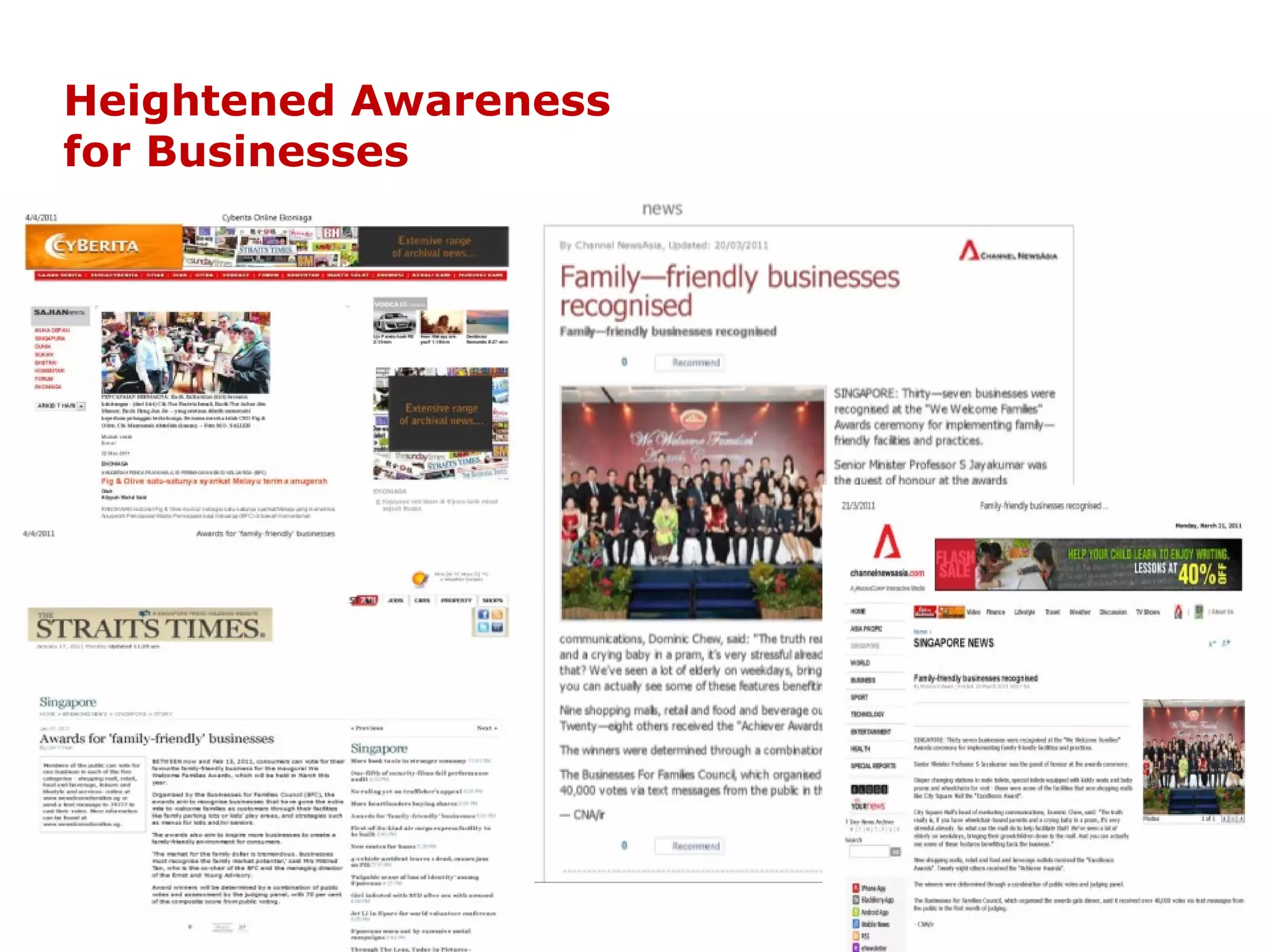 Heightened Awareness  for Businesses 
