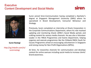 External communication with stakeholders including traditional & social media