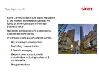 The differentiating model and value to clients – 