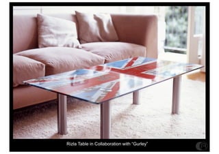 Rizla Table in Collaboration with Gurley
 