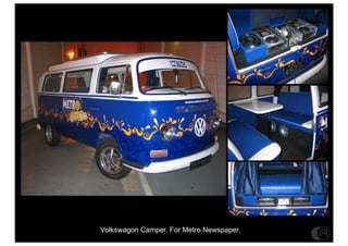 Volkswagon Camper. For Metro Newspaper.
 