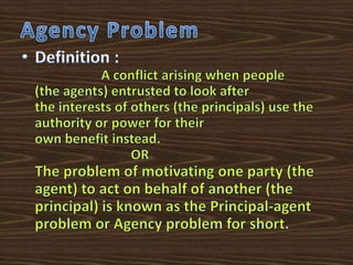 What Does The Agency Problem Refer To – DVSKL