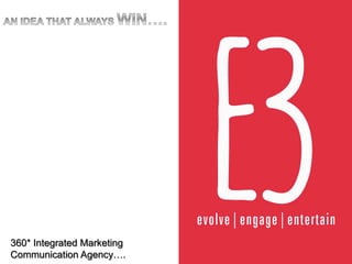 www.onusworld.com
360* Integrated Marketing
Communication Agency….
 