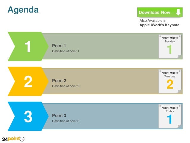 agenda powerpoint template