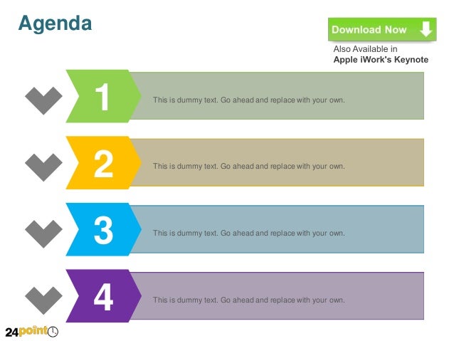 agenda powerpoint template