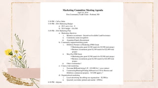 agenda report in piling larangan G12 school | PPTX