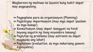 agenda report in piling larangan G12 school | PPTX