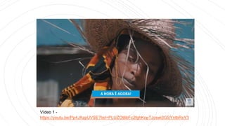 Vídeo 1 -
https://youtu.be/Pp4JAzpUVSE?list=PLUZOt6bFc2fghKopTJcswi3GSYntbRsY3
 