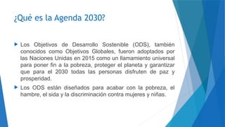 Exposición sobre la Agenda 2030 todos los ODS | PPTX
