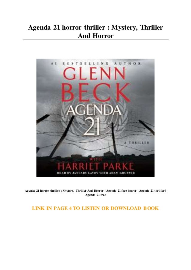 Agenda 21 Horror Thriller Mystery Thriller And Horror Agenda 21 Horror Thriller Mystery Thriller And Horror