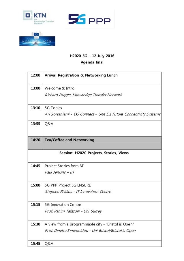 agenda and list agenda list