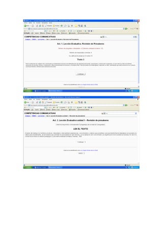 Agenda competencias comunicativas