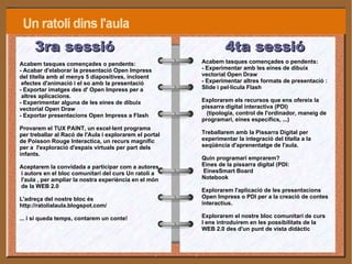 Reflexionar sobre els recursos per compartir coneixement i negociar significats. 