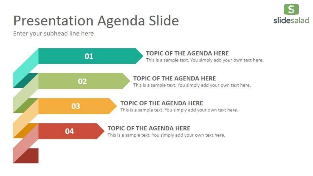 Agenda Diagrams Powerpoint Presentation Template Slidesalad