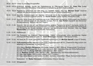 Einladung zur Agenda Europe 2035 am 20.04.2020