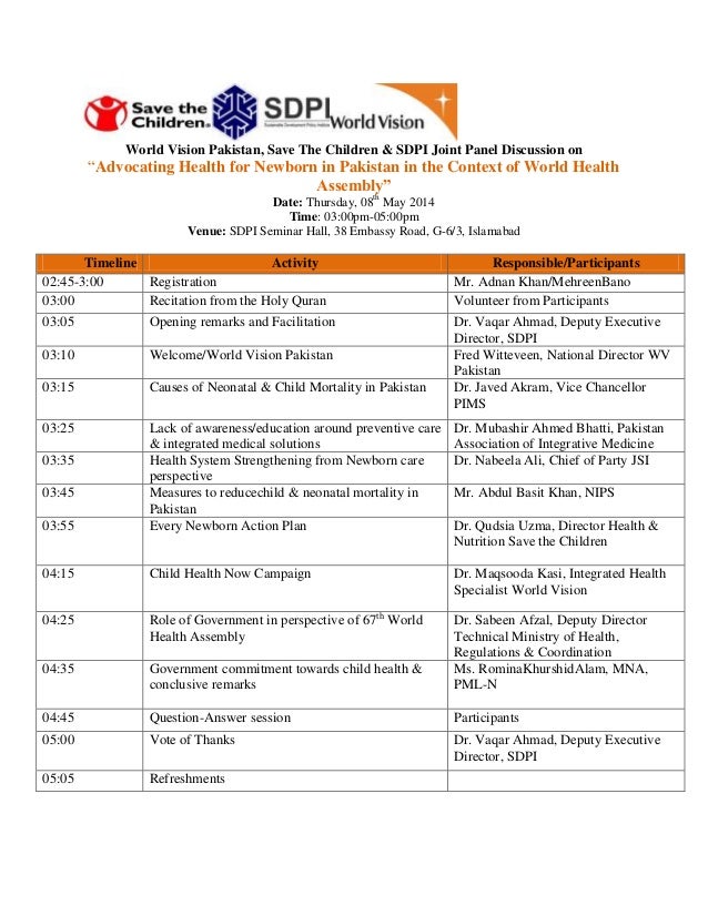 Advocating Health for Newborn in Pakistan