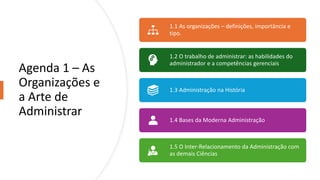 As Organizações e a Arte de Administrarc | PDF