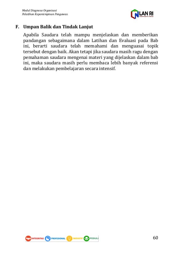 Agenda Ii Pkp Modul Diagnosa Organisasi