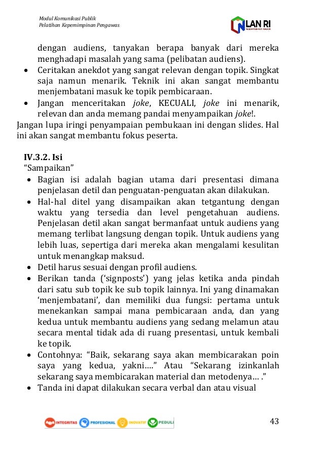 Agenda Iii Pkp Modul Teknik Komunikasi Publik