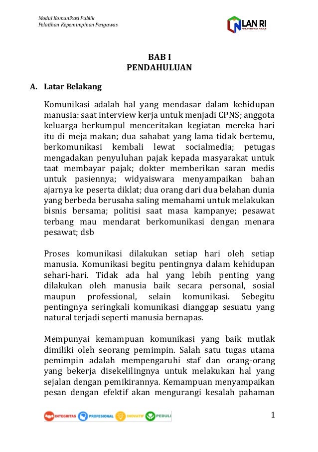 Agenda Iii Pkp Modul Teknik Komunikasi Publik