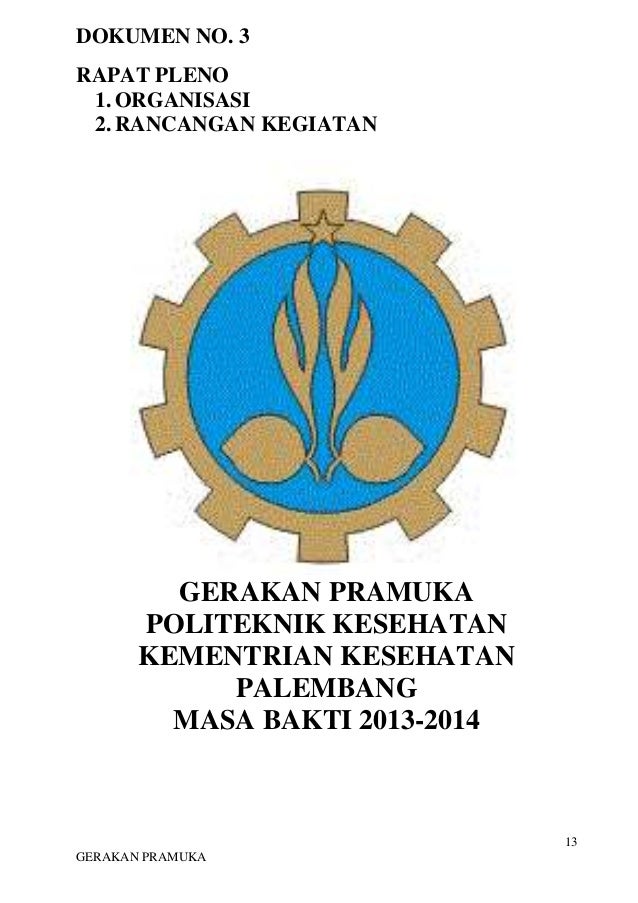 Agenda kegiatan musyawarah ambalan z