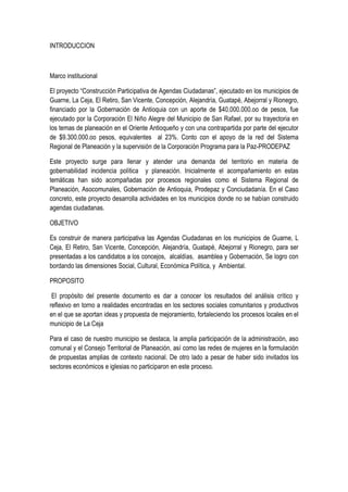 Agenda Ciudadana La Ceja