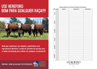 RESUMO SEMESTRAL DE ENTRADA DE INSUMOS NA PROPRIEDADE




ESPAÇO PUBLICITÁRIO

       ABHB

     COLORIDA




         28                                      49
 