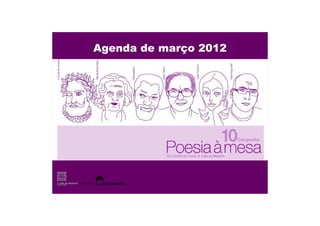 Agenda de março 2012
 