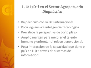 De la Agenda Nacional de I+D+i a la Gestión del SNCTA