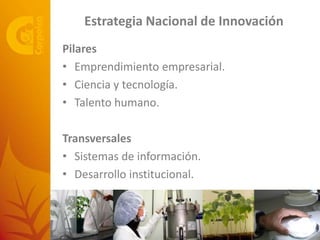 De la Agenda Nacional de I+D+i a la Gestión del SNCTA