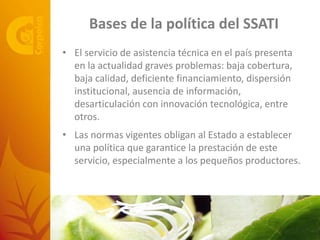 De la Agenda Nacional de I+D+i a la Gestión del SNCTA