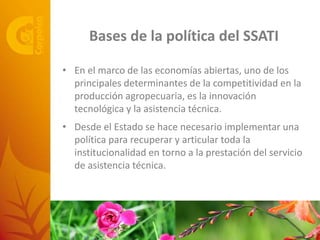 De la Agenda Nacional de I+D+i a la Gestión del SNCTA