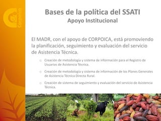 De la Agenda Nacional de I+D+i a la Gestión del SNCTA