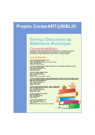 Projeto ContarART@BIBLIO
 
